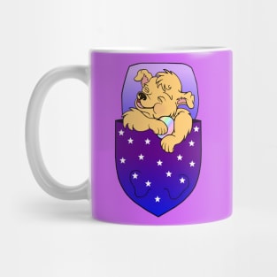 Night Time Dreaming Pocket Puppy Mug